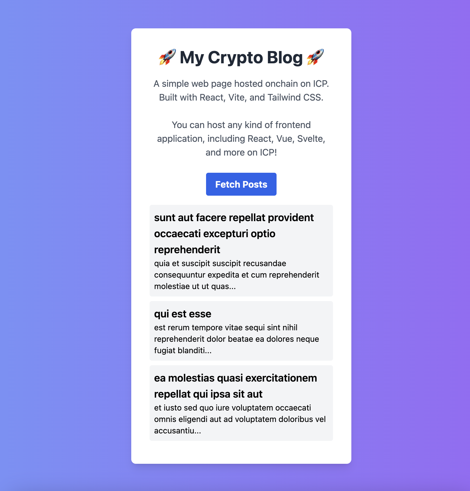 My Crypto Blog